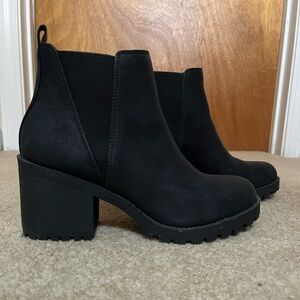 Dirty Laundry Lisbon Black High Heel Ankle Booties 7.5